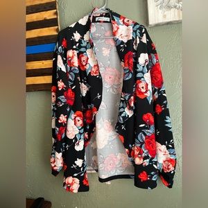Doublju Floral Blazer